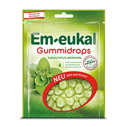 EM-EUKAL Gummidrops Eukalyptus-Menthol zuckerhalt.